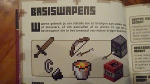 Mojang Minecraft Combat Handbook  basis wapens