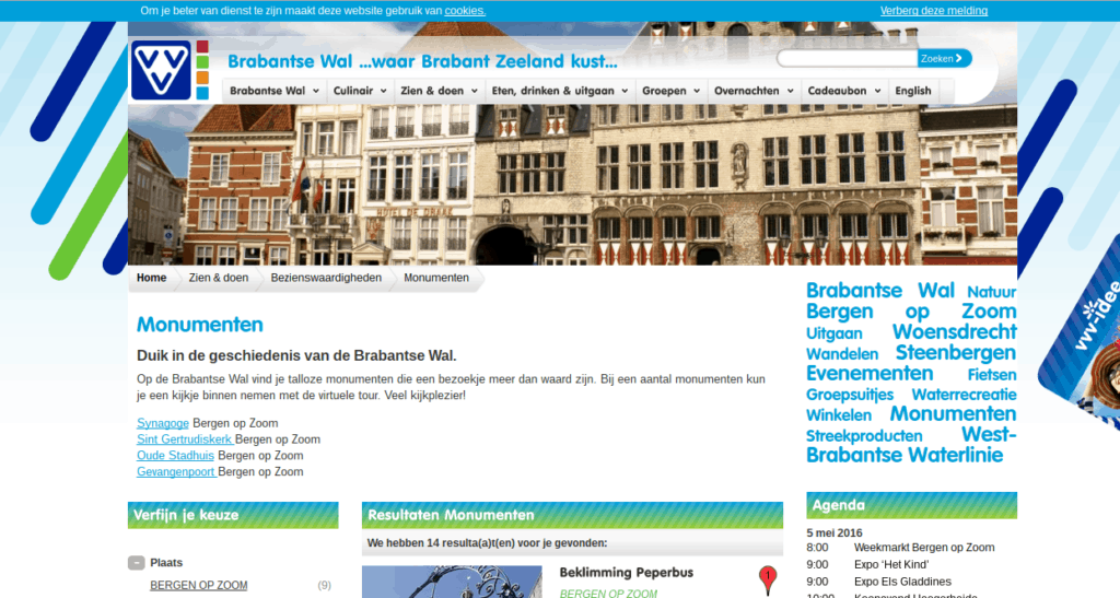 Webside VVV Brabantse Wal